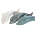 Kép 3/4 - Dekoráció falra delfin porcelán 15x3x7 cm színes 3 féle