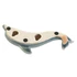 Kép 4/4 - Dekoráció falra delfin porcelán 18x4x8 cm színes 3 féle