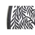 Kép 3/4 - Dekoráció falra fém 40x1x40 cm fekete 2 féle