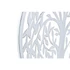 Kép 3/4 - Dekoráció falra fém 60x1x60 cm fekete, fehér 2 féle
