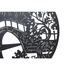 Kép 4/4 - Dekoráció falra keleti fém 40x1x40 cm fekete 2 féle