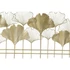 Kép 4/4 - Dekoráció falra leveles fém 102x2x46 cm arany