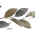 Kép 4/4 - Dekoráció falra leveles fém 122x6,4x62 cm arany, réz