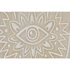 Kép 3/4 - Dekoráció falra mdf 40x1x60 cm barna, fehér
