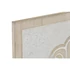 Kép 4/4 - Dekoráció falra mdf 40x1x60 cm barna, fehér