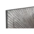Kép 3/4 - Dekoráció falra modernd mdf 121,5x2,5x122 cm ezüst