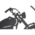 Kép 4/4 - Dekoráció falra motor vonat fém 100x1x100 cm fekete 2 féle
