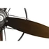 Kép 4/5 - Dekoráció falra propeller fém 55x16x52 cm barna