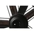 Kép 5/5 - Dekoráció falra propeller fém 55x16x52 cm barna