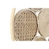 Kép 3/4 - Dekoráció falra rattan 45,5x2x45,5 cm natúr