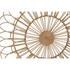 Kép 4/4 - Dekoráció falra rattan 80x4x80 cm barna
