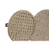 Kép 3/4 - Dekoráció falra tányérok rattan 100x7x43 cm barna