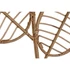Kép 4/4 - Dekoráció falra virágos raffia, fém 49x1x65 cm világosbarna