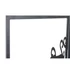 Kép 3/4 - Dekoráció szett falra fém 105x1,3x91 cm fekete S/3