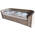 Kép 2/3 - Dívány rattan 174x88x69 cm natúr