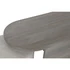 Kép 3/8 - Dohányzó asztal szett mangófa, poliészter 117x56x48 cm szürke S/3