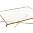 Kép 3/6 - Dohányzóasztal fém, akril 120x70x45 cm arany, átlátszó