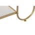 Kép 4/6 - Dohányzóasztal fém, mdf 110x55x45 cm arany, fehér