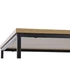 Kép 6/6 - Dohányzóasztal fém, mdf 110x60x44,5 cm natúr, fekete
