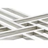 Kép 5/6 - Dohányzóasztal inox, üveg 100x100x45 cm ezüst