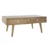 Kép 2/9 - Dohányzóasztal mangófa, rattan 115x60x46 cm natúr