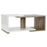 Kép 2/6 - Dohányzóasztal mdf 110x60x45 cm fehér, barna