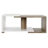 Kép 5/6 - Dohányzóasztal mdf 110x60x45 cm fehér, barna