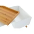 Kép 5/8 - Dohányzóasztal mdf 120x60x46 cm fehér, barna