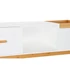Kép 7/8 - Dohányzóasztal mdf 120x60x46 cm fehér, barna