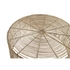 Kép 3/5 - Dohányzóasztal rattan 56x56x26 cm natúr