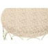Kép 3/4 - Dohányzóasztal rattan, fém 48x48x30 cm natúr, krém