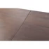 Kép 10/10 - Ebédlőasztal bővíthető acél, mdf 160x90x77 cm sötétbarna, ezüst