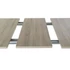Kép 3/9 - Ebédlőasztal bővíthető mdf, fém 160x90x76 cm natúr