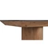 Kép 6/8 - Ebédlőasztal császárfa, fenyő 240x100x76 cm barna, fekete