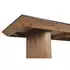 Kép 7/8 - Ebédlőasztal császárfa, fenyő 240x100x76 cm barna, fekete
