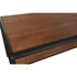 Kép 3/7 - Ebédlőasztal lucfenyő, fém 160x80x79 cm sötétbarna, sötétszürke