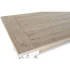 Kép 3/8 - Ebédlőasztal lucfenyő, mdf 200x90x77 cm fehér, világosbarna