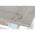 Kép 6/8 - Ebédlőasztal lucfenyő, mdf 200x90x77 cm fehér, világosbarna