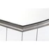 Kép 5/7 - Ebédlőasztal tükör üveg, mdf 175x90x80 cm ezüst