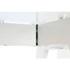Kép 5/6 - Carmen ebédlőasztal üveg, mdf 160x90x75 cm fehér, átlátszó