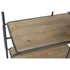 Kép 3/7 - Előszobaszekrény fenyő, fém 44x100x183 cm barna, fekete