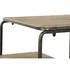 Kép 4/7 - Előszobaszekrény fenyő, fém 44x100x183 cm barna, fekete