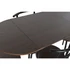 Kép 3/11 - Étkező garnitúra szett mdf, fém 117x70x76 cm fekete, barna S/5