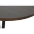 Kép 4/11 - Étkező garnitúra szett mdf, fém 117x70x76 cm fekete, barna S/5
