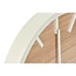 Kép 3/4 - Falióra mdf 23,5x4x23,5 cm natúr, fehér