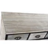 Kép 4/8 - Fiókos szekrény fa, fém 80,5x40x122 cm barna, fekete