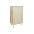 Kép 7/7 - Fiókos szekrény gumifa, mdf 60x30x108 cm natúr