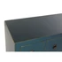 Kép 3/8 - Fiókos szekrény lucfenyő, mdf 63x27x101 cm petrolkék, piros