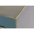 Kép 4/8 - Fiókos szekrény lucfenyő, mdf 63x27x101 cm petrolkék, piros