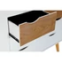 Kép 4/6 - Fiókos szekrény mdf 80x38x80 cm fehér, barna